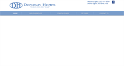 Desktop Screenshot of donawayhomes.com